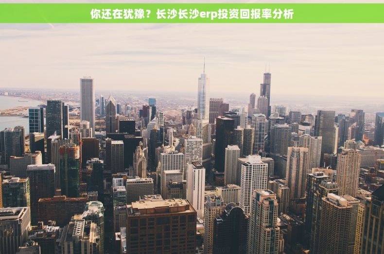 你还在犹豫？长沙长沙erp投资回报率分析