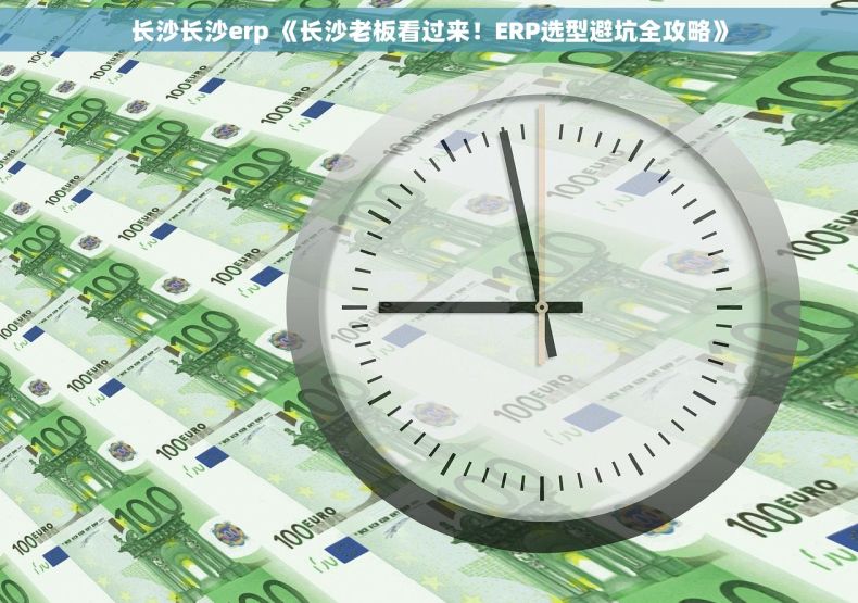 长沙长沙erp 《长沙老板看过来！ERP选型避坑全攻略》