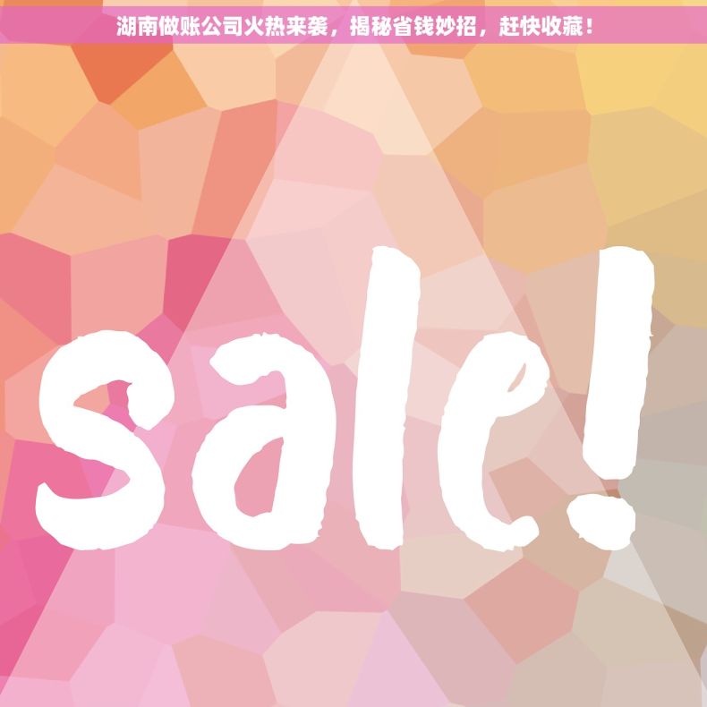 湖南做账公司火热来袭，揭秘省钱妙招，赶快收藏！
