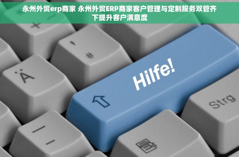 永州外贸erp商家 永州外贸ERP商家客户管理与定制服务双管齐下提升客户满意度