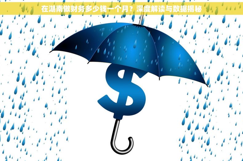 在湖南做财务多少钱一个月？深度解读与数据揭秘