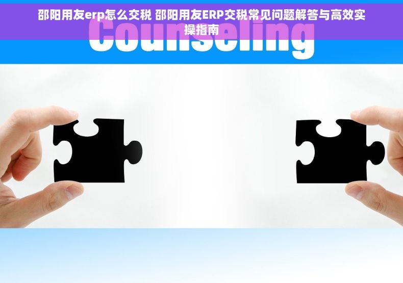 邵阳用友erp怎么交税 邵阳用友ERP交税常见问题解答与高效实操指南