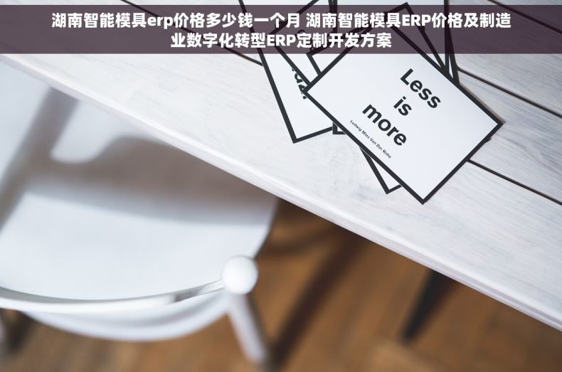 湖南智能模具erp价格多少钱一个月 湖南智能模具ERP价格及制造业数字化转型ERP定制开发方案