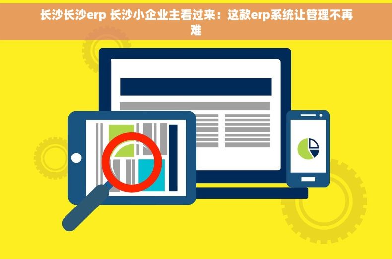 长沙长沙erp 长沙小企业主看过来：这款erp系统让管理不再难