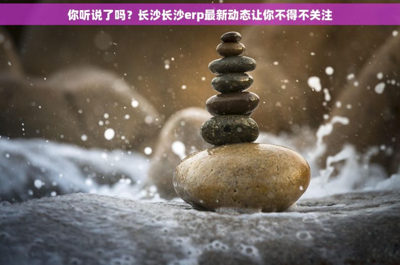你听说了吗？长沙长沙erp最新动态让你不得不关注