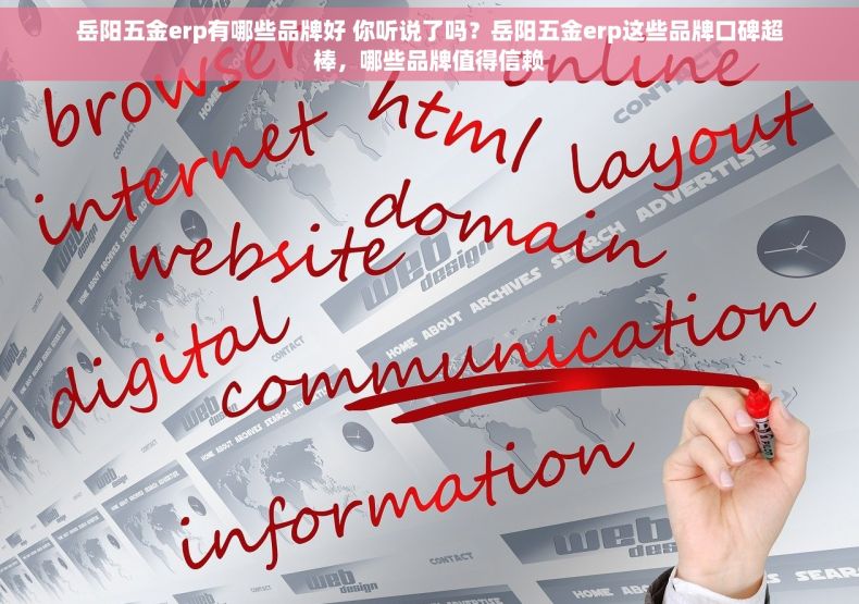 岳阳五金erp有哪些品牌好 你听说了吗？岳阳五金erp这些品牌口碑超棒，哪些品牌值得信赖