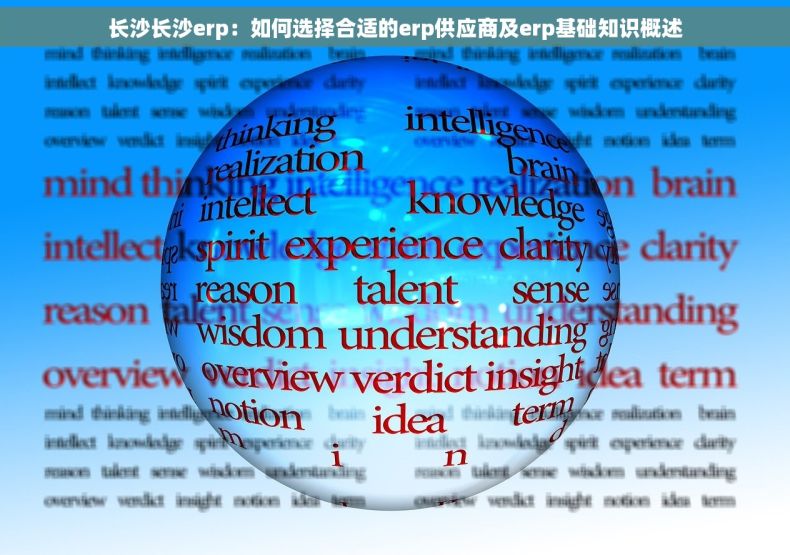 长沙长沙erp：如何选择合适的erp供应商及erp基础知识概述