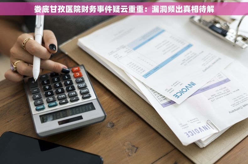 娄底甘孜医院财务事件疑云重重：漏洞频出真相待解