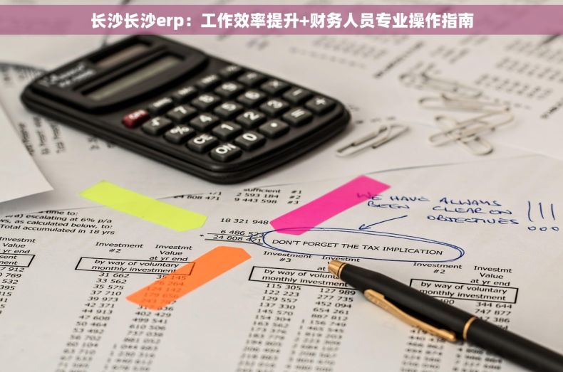 长沙长沙erp：工作效率提升+财务人员专业操作指南