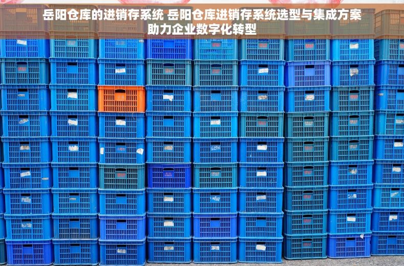 岳阳仓库的进销存系统 岳阳仓库进销存系统选型与集成方案助力企业数字化转型