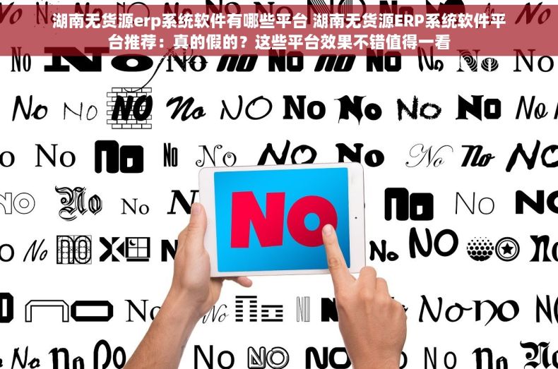 湖南无货源erp系统软件有哪些平台 湖南无货源ERP系统软件平台推荐：真的假的？这些平台效果不错值得一看