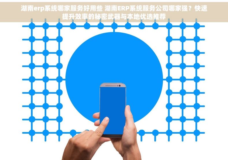 湖南erp系统哪家服务好用些 湖南ERP系统服务公司哪家强？快速提升效率的秘密武器与本地优选推荐