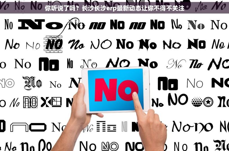你听说了吗？长沙长沙erp最新动态让你不得不关注