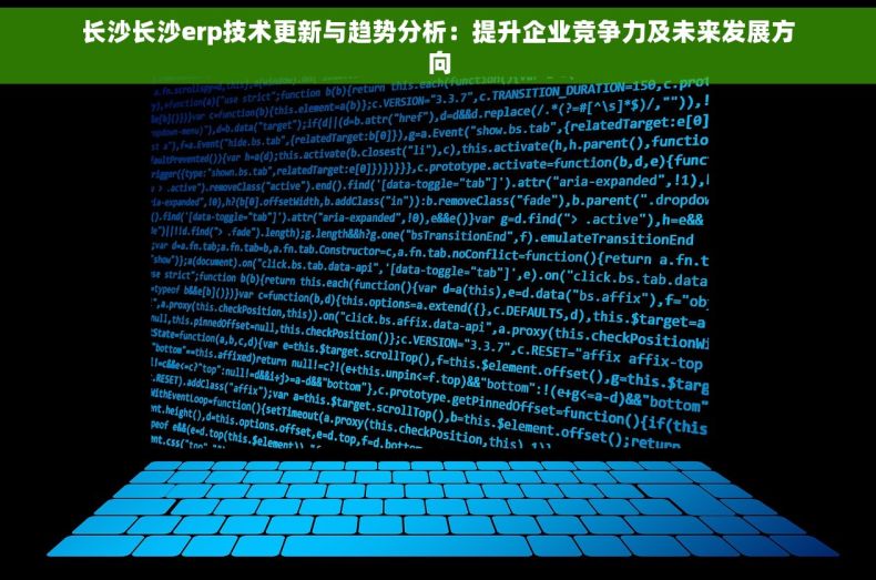 长沙长沙erp技术更新与趋势分析：提升企业竞争力及未来发展方向