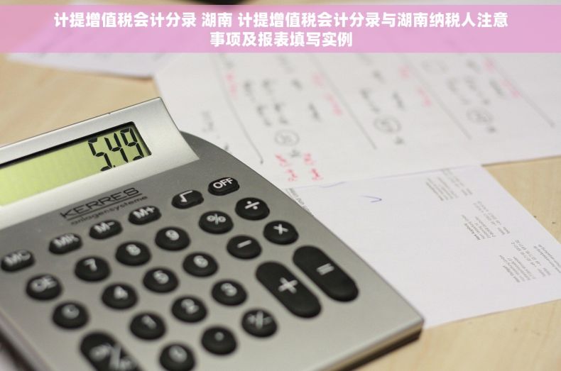 计提增值税会计分录 湖南 计提增值税会计分录与湖南纳税人注意事项及报表填写实例