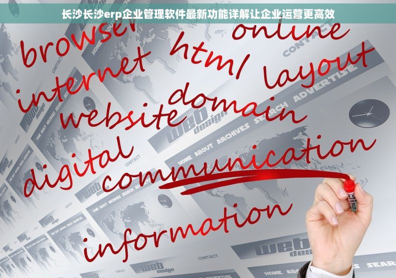 长沙长沙erp企业管理软件最新功能详解让企业运营更高效