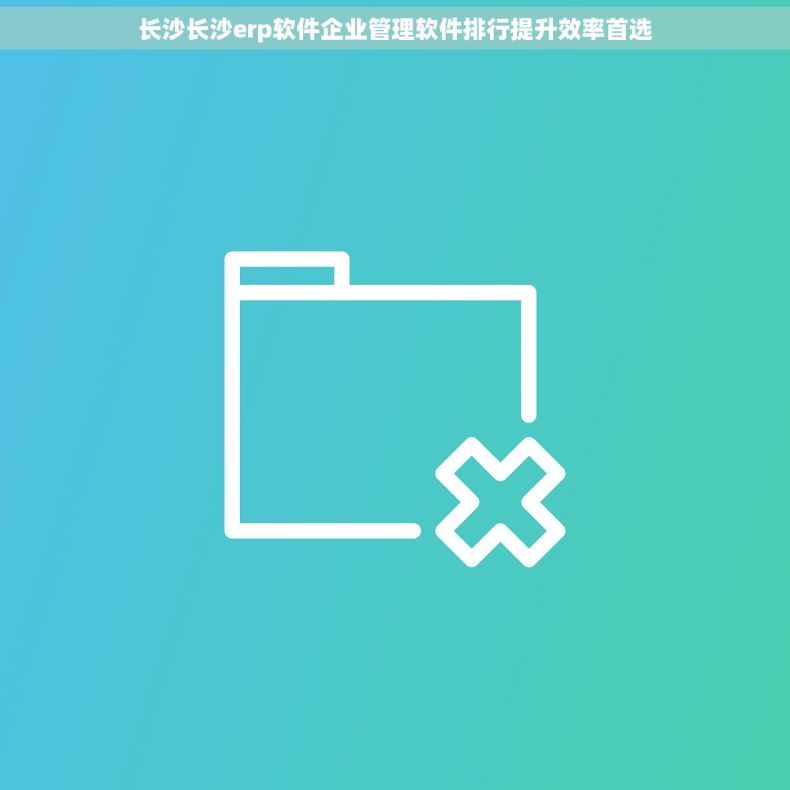 长沙长沙erp软件企业管理软件排行提升效率首选
