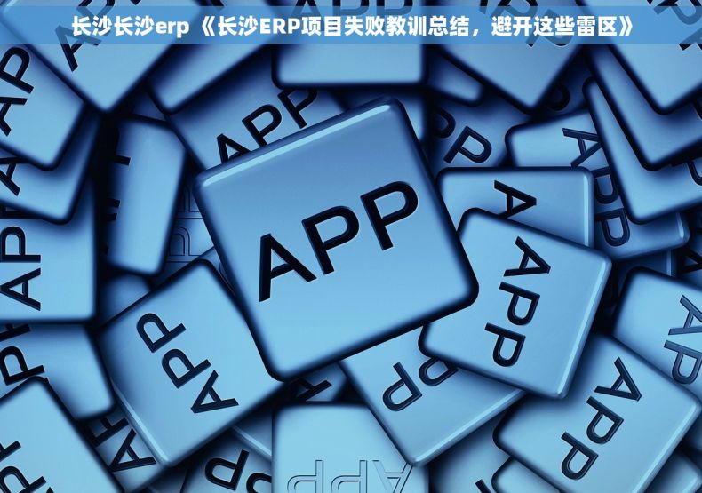 长沙长沙erp 《长沙ERP项目失败教训总结，避开这些雷区》