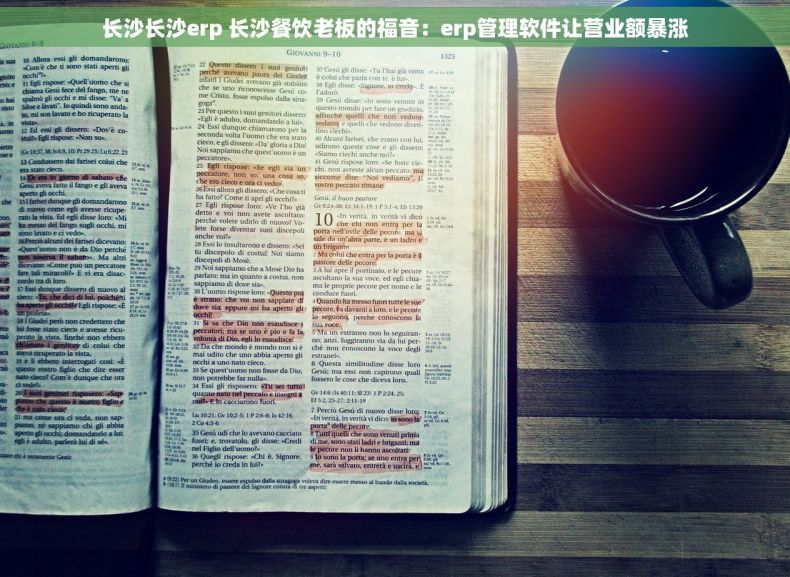 长沙长沙erp 长沙餐饮老板的福音：erp管理软件让营业额暴涨