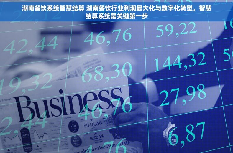 湖南餐饮系统智慧结算 湖南餐饮行业利润最大化与数字化转型，智慧结算系统是关键第一步