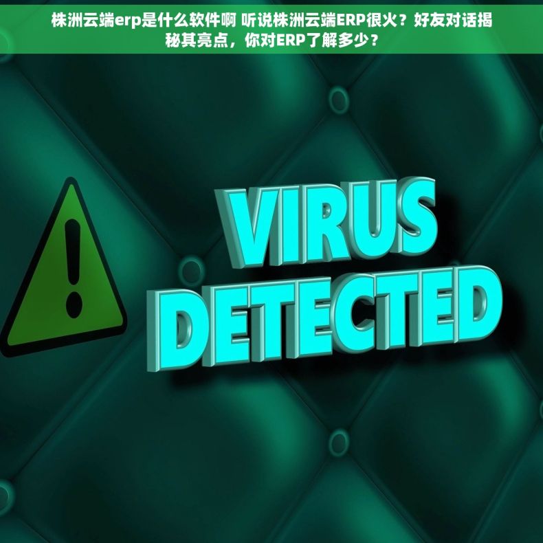 株洲云端erp是什么软件啊 听说株洲云端ERP很火？好友对话揭秘其亮点，你对ERP了解多少？