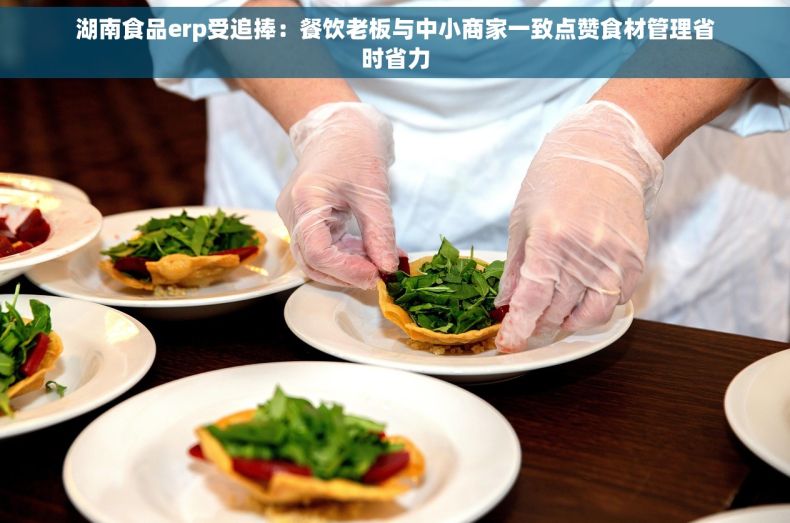 湖南食品erp受追捧：餐饮老板与中小商家一致点赞食材管理省时省力