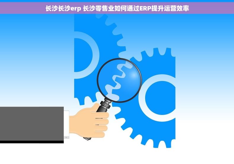 长沙长沙erp 长沙零售业如何通过ERP提升运营效率