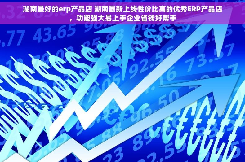 湖南最好的erp产品店 湖南最新上线性价比高的优秀ERP产品店，功能强大易上手企业省钱好帮手