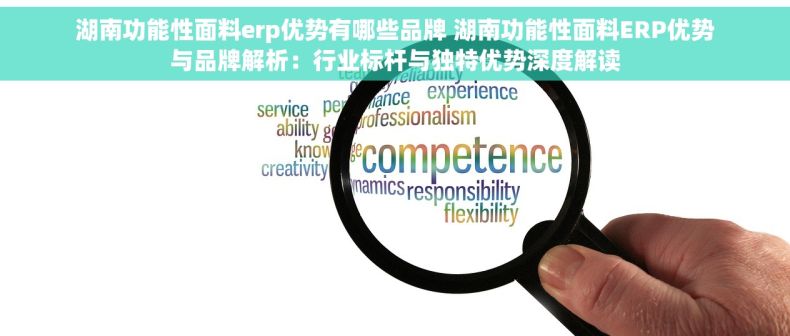 湖南功能性面料erp优势有哪些品牌 湖南功能性面料ERP优势与品牌解析：行业标杆与独特优势深度解读