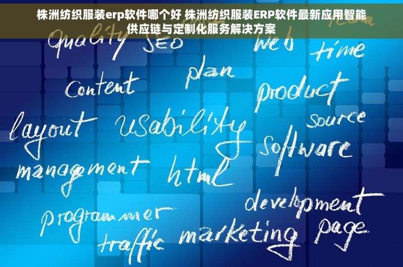 株洲纺织服装erp软件哪个好 株洲纺织服装ERP软件最新应用智能供应链与定制化服务解决方案