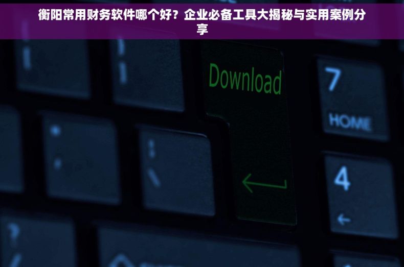衡阳常用财务软件哪个好？企业必备工具大揭秘与实用案例分享
