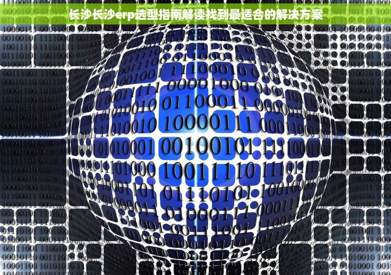 长沙长沙erp选型指南解读找到最适合的解决方案