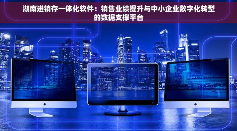 湖南进销存一体化软件：销售业绩提升与中小企业数字化转型的数据支撑平台