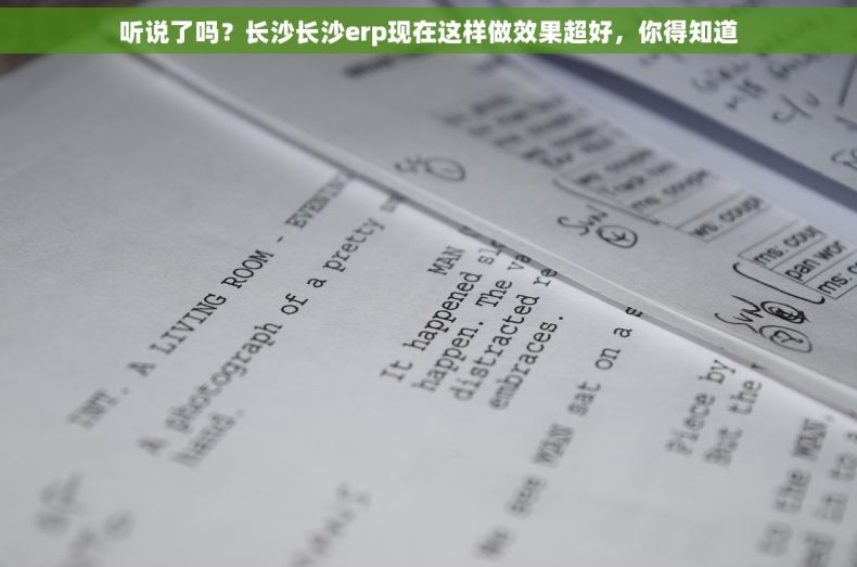 听说了吗？长沙长沙erp现在这样做效果超好，你得知道