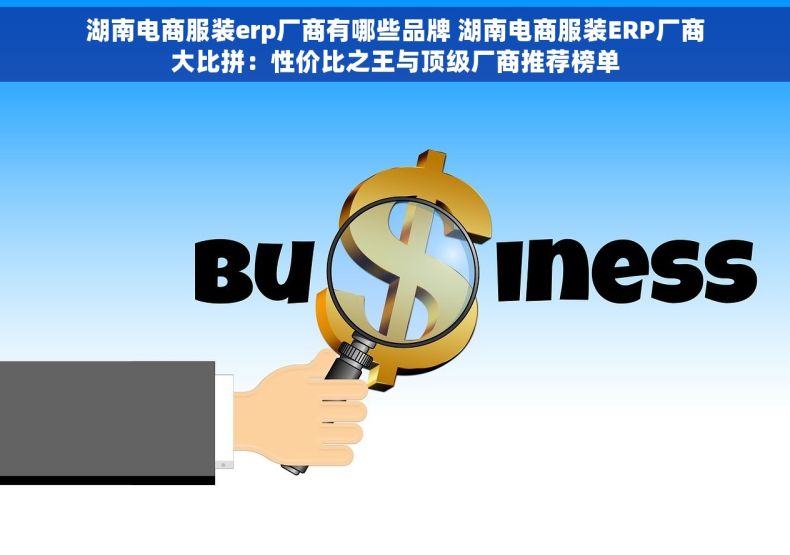 湖南电商服装erp厂商有哪些品牌 湖南电商服装ERP厂商大比拼：性价比之王与顶级厂商推荐榜单