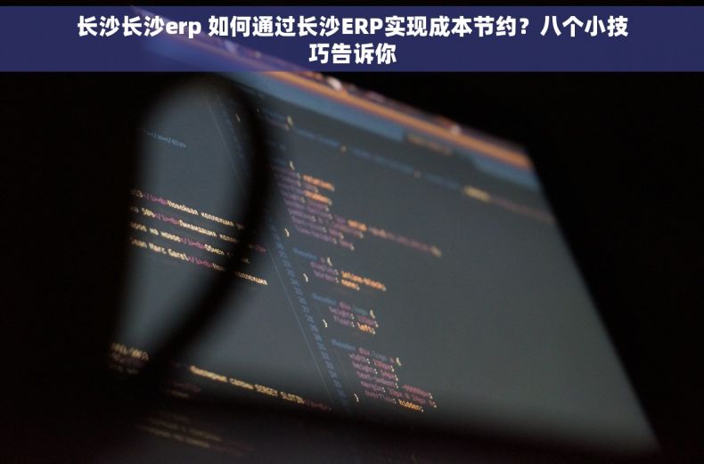 长沙长沙erp 如何通过长沙ERP实现成本节约？八个小技巧告诉你