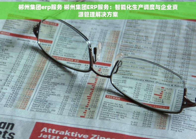 郴州集团erp服务 郴州集团ERP服务：智能化生产调度与企业资源管理解决方案