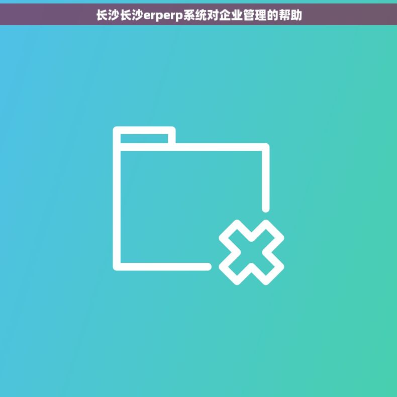 长沙长沙erperp系统对企业管理的帮助