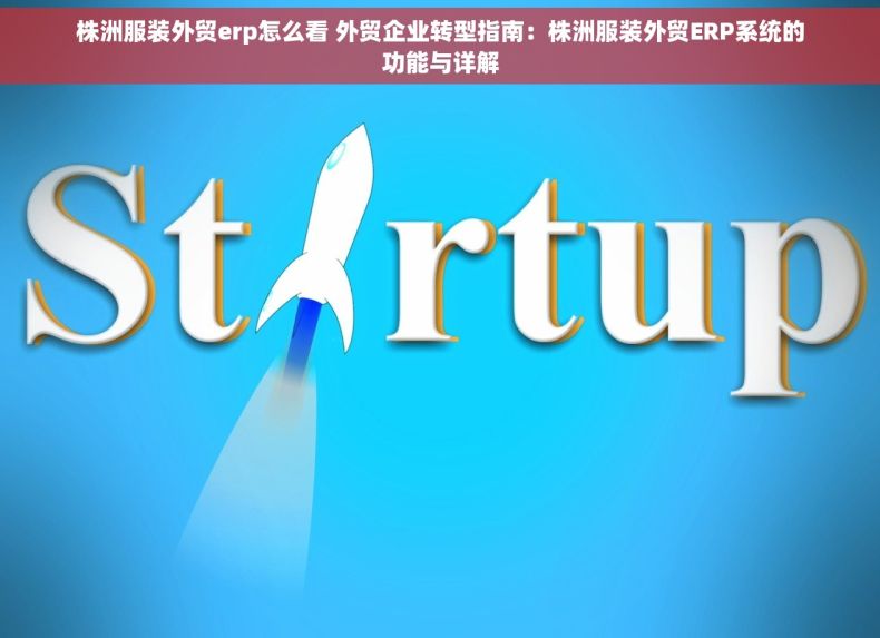 株洲服装外贸erp怎么看 外贸企业转型指南：株洲服装外贸ERP系统的功能与详解