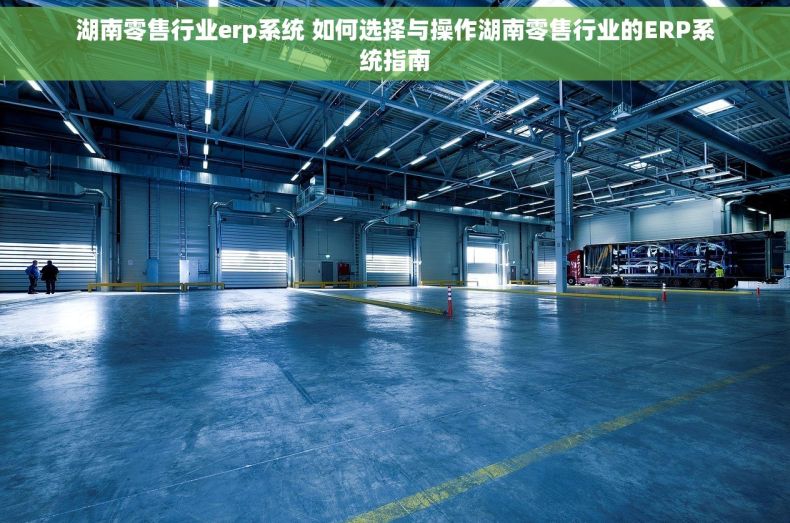 湖南零售行业erp系统 如何选择与操作湖南零售行业的ERP系统指南
