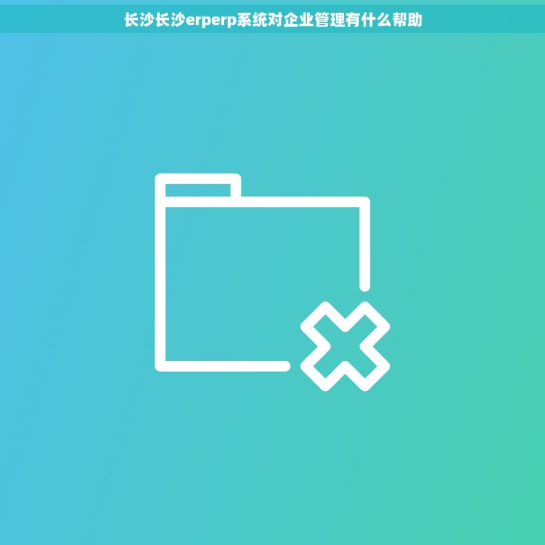 长沙长沙erperp系统对企业管理有什么帮助