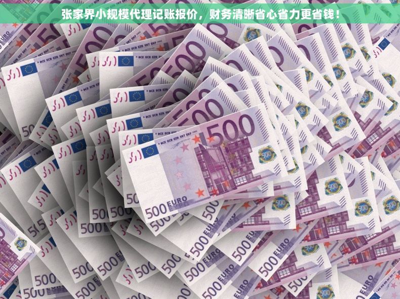 张家界小规模代理记账报价，财务清晰省心省力更省钱！