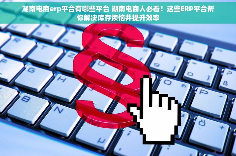 湖南电商erp平台有哪些平台 湖南电商人必看！这些ERP平台帮你解决库存烦恼并提升效率