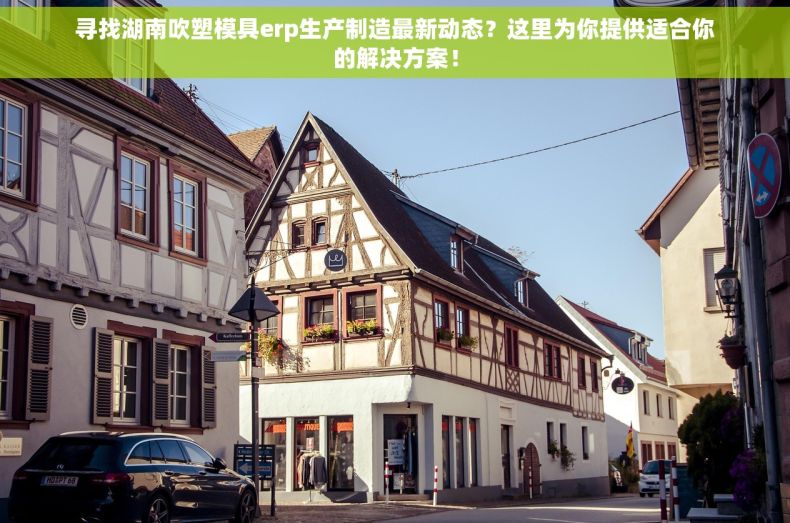 寻找湖南吹塑模具erp生产制造最新动态？这里为你提供适合你的解决方案！