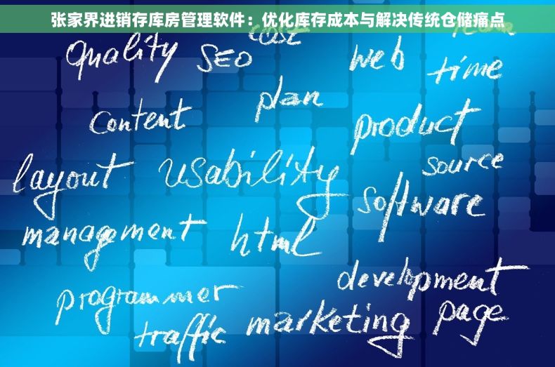 张家界进销存库房管理软件：优化库存成本与解决传统仓储痛点