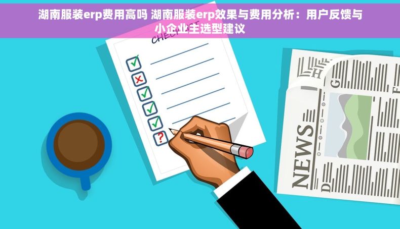 湖南服装erp费用高吗 湖南服装erp效果与费用分析：用户反馈与小企业主选型建议