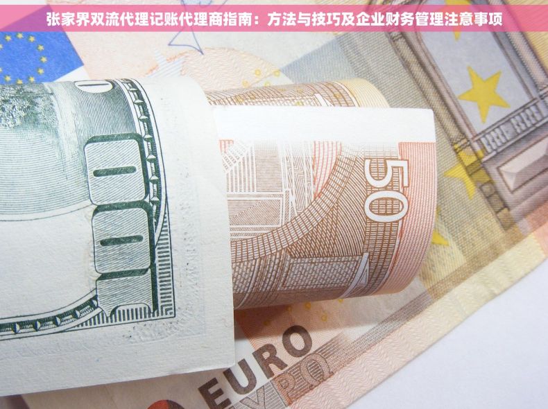 张家界双流代理记账代理商指南：方法与技巧及企业财务管理注意事项