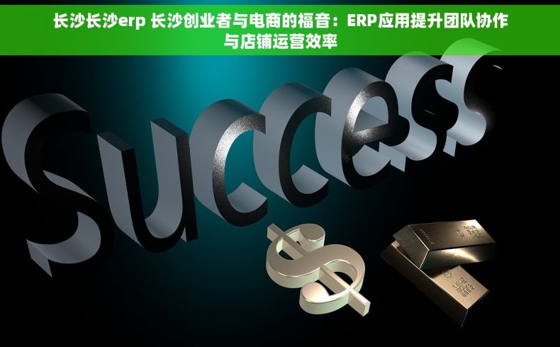 长沙长沙erp 长沙创业者与电商的福音：ERP应用提升团队协作与店铺运营效率