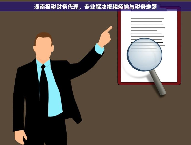 湖南报税财务代理，专业解决报税烦恼与税务难题