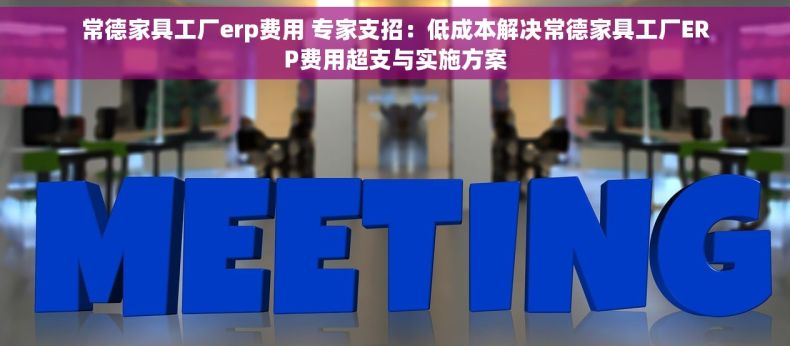 常德家具工厂erp费用 专家支招：低成本解决常德家具工厂ERP费用超支与实施方案